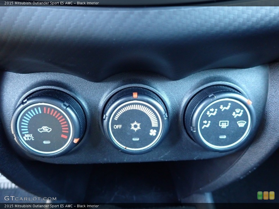 Black Interior Controls for the 2015 Mitsubishi Outlander Sport ES AWC #140876458