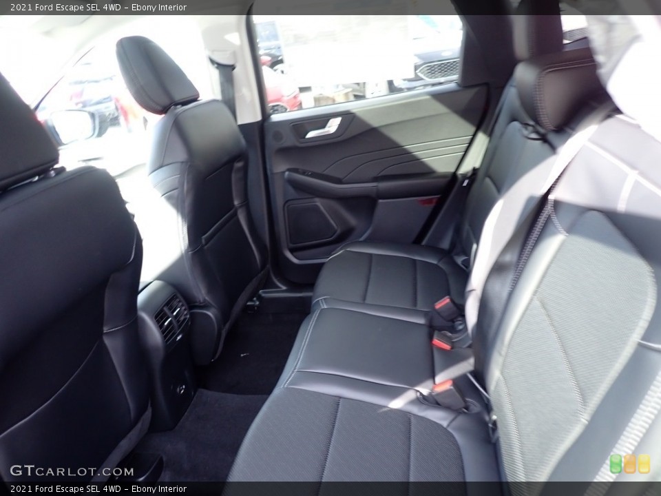 Ebony Interior Rear Seat for the 2021 Ford Escape SEL 4WD #140877262