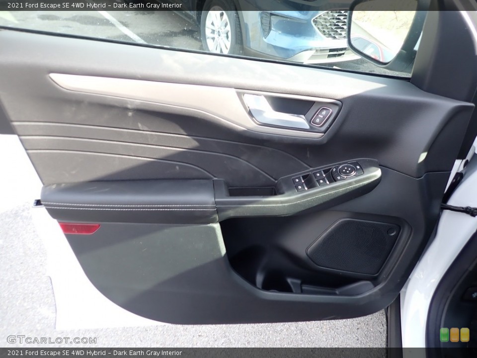 Dark Earth Gray Interior Door Panel for the 2021 Ford Escape SE 4WD Hybrid #140877715