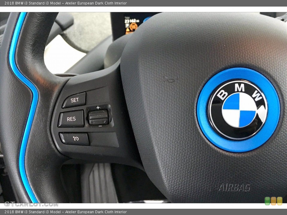 Atelier European Dark Cloth Interior Steering Wheel for the 2018 BMW i3  #140880025
