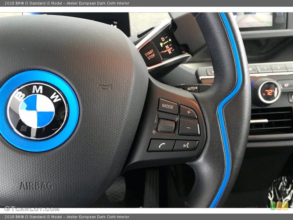 Atelier European Dark Cloth Interior Steering Wheel for the 2018 BMW i3  #140880055