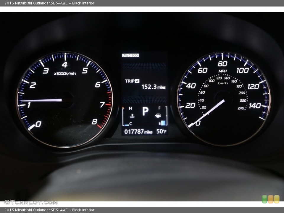 Black Interior Gauges for the 2016 Mitsubishi Outlander SE S-AWC #140881246