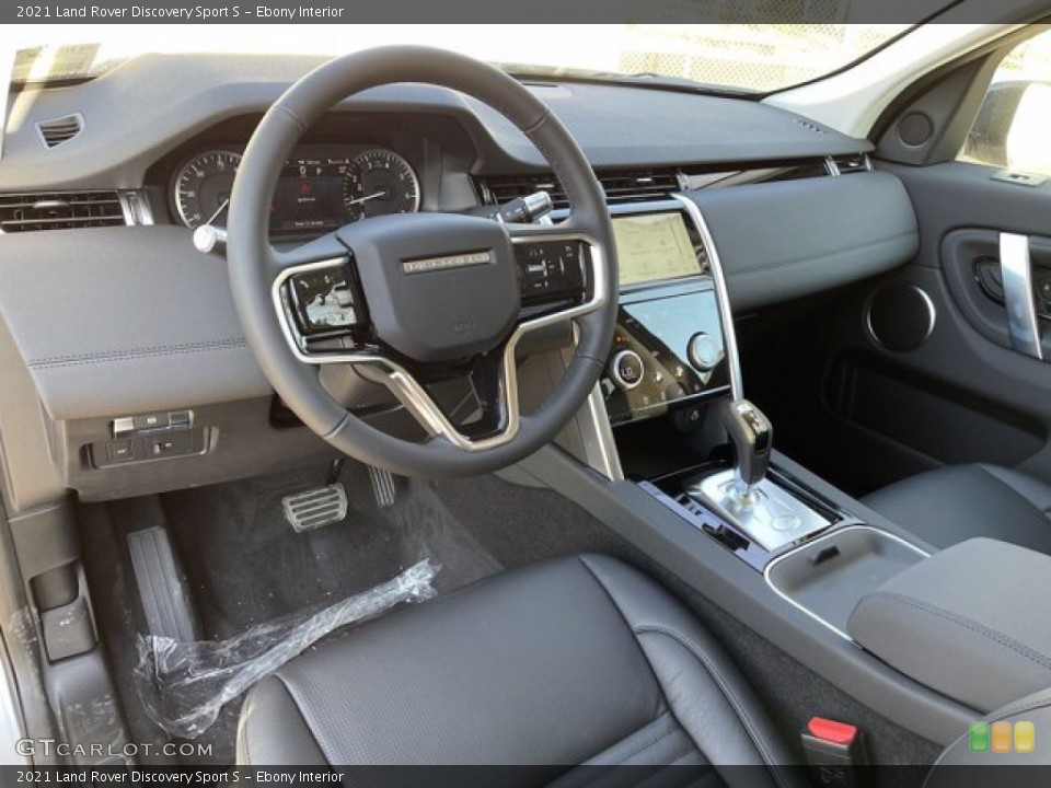 Ebony Interior Photo for the 2021 Land Rover Discovery Sport S #140882827