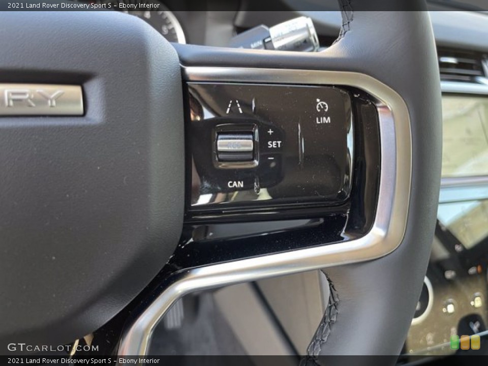 Ebony Interior Steering Wheel for the 2021 Land Rover Discovery Sport S #140882866