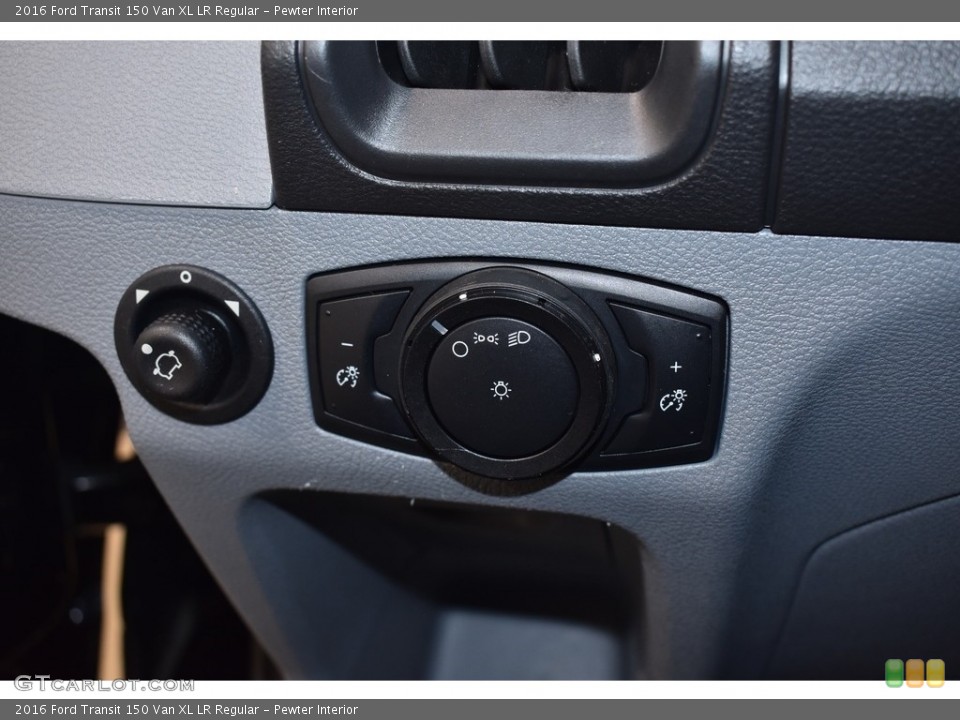 Pewter Interior Controls for the 2016 Ford Transit 150 Van XL LR Regular #140884174