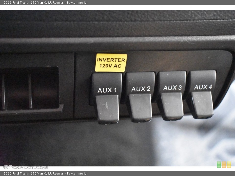 Pewter Interior Controls for the 2016 Ford Transit 150 Van XL LR Regular #140884261