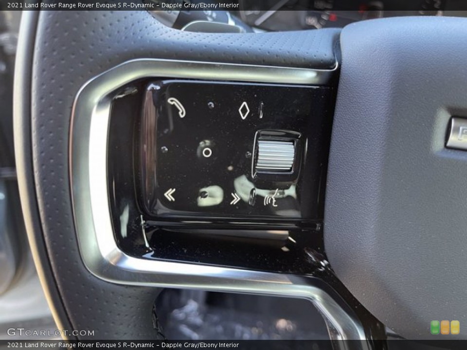 Dapple Gray/Ebony Interior Steering Wheel for the 2021 Land Rover Range Rover Evoque S R-Dynamic #140884477