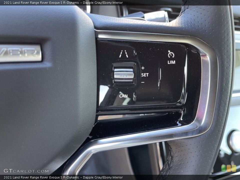 Dapple Gray/Ebony Interior Steering Wheel for the 2021 Land Rover Range Rover Evoque S R-Dynamic #140884501