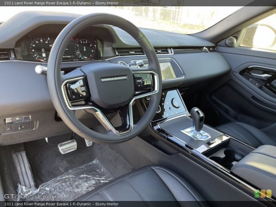 Ebony Interior Photo for the 2021 Land Rover Range Rover Evoque S R-Dynamic #140885095