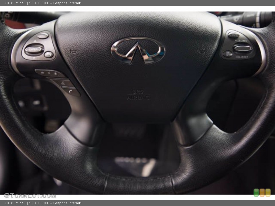 Graphite Interior Steering Wheel for the 2018 Infiniti Q70 3.7 LUXE #140886545