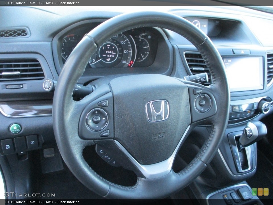 Black Interior Steering Wheel for the 2016 Honda CR-V EX-L AWD #140888530
