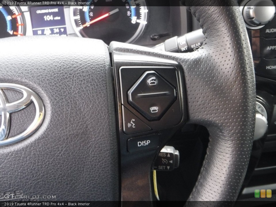 Black Interior Steering Wheel for the 2019 Toyota 4Runner TRD Pro 4x4 #140895433