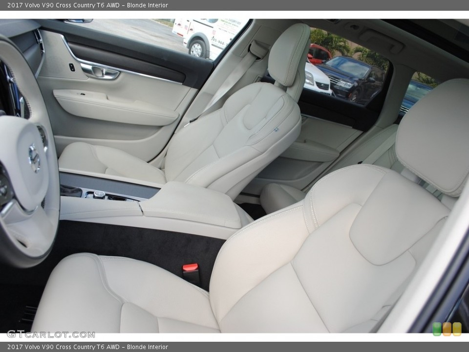 Blonde Interior Front Seat for the 2017 Volvo V90 Cross Country T6 AWD #140897308