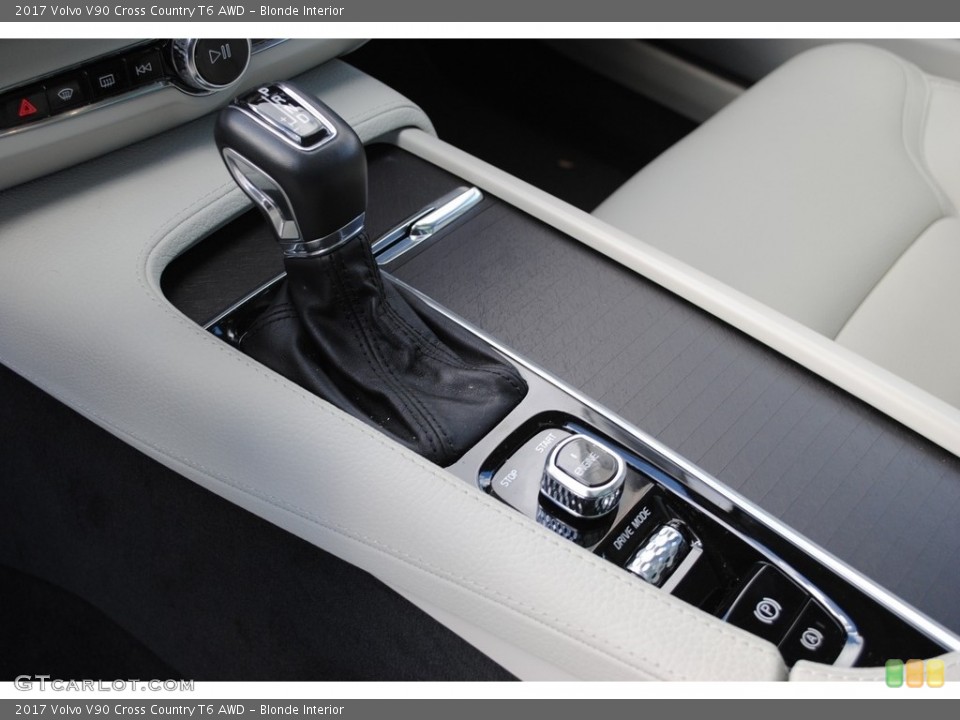 Blonde Interior Transmission for the 2017 Volvo V90 Cross Country T6 AWD #140897338