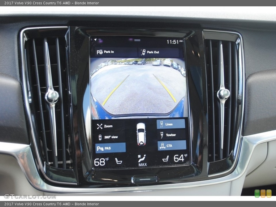 Blonde Interior Controls for the 2017 Volvo V90 Cross Country T6 AWD #140897389