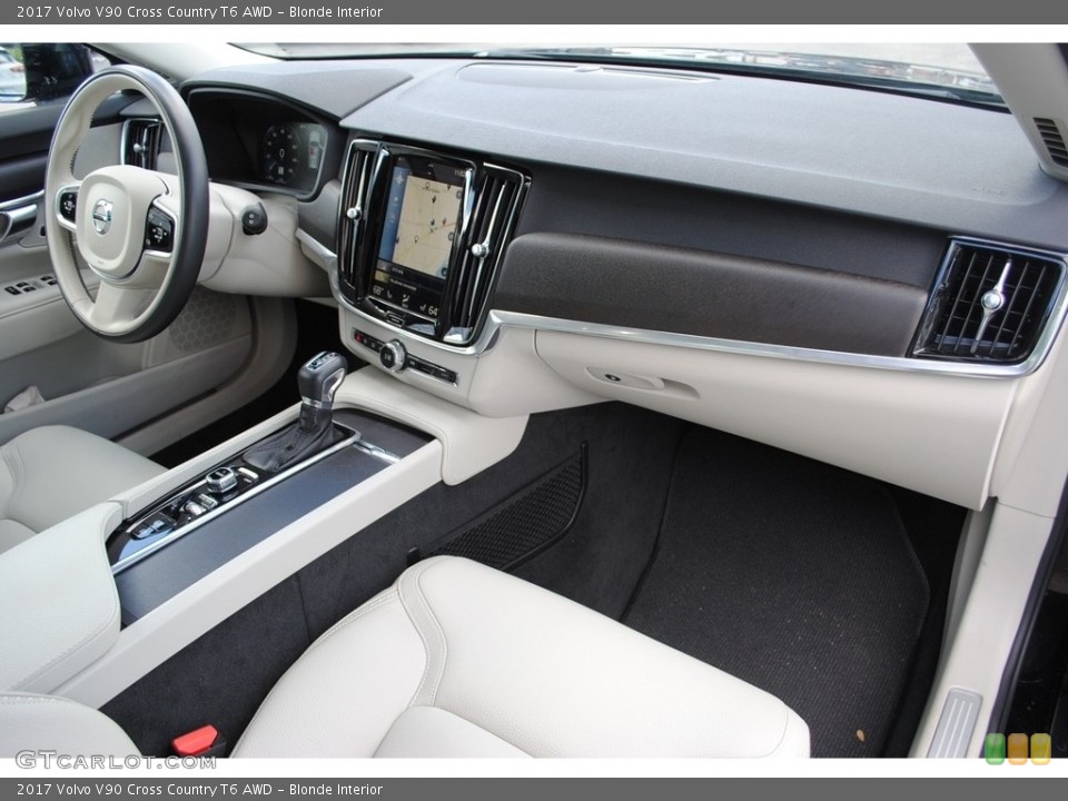 Blonde Interior Dashboard for the 2017 Volvo V90 Cross Country T6 AWD #140897458