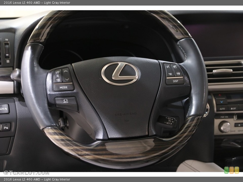 Light Gray Interior Steering Wheel for the 2016 Lexus LS 460 AWD #140898208
