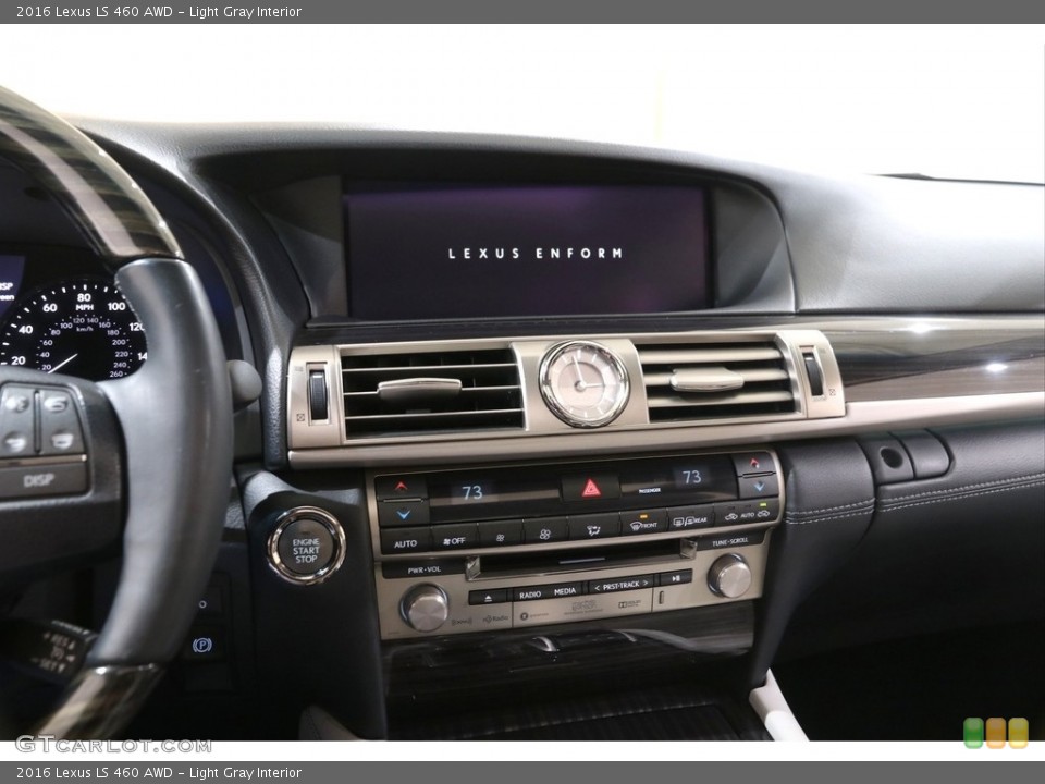 Light Gray Interior Controls for the 2016 Lexus LS 460 AWD #140898271