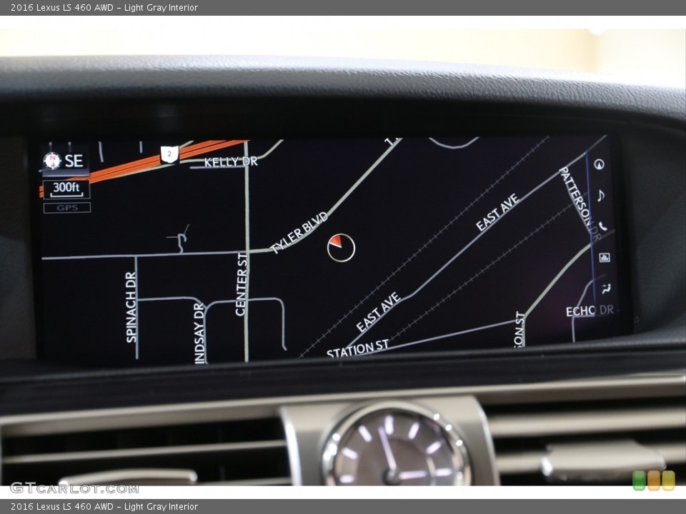 Light Gray Interior Navigation for the 2016 Lexus LS 460 AWD #140898289