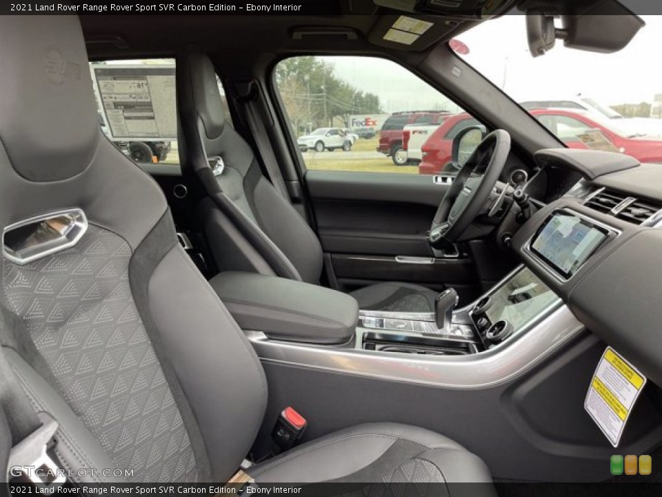 Ebony Interior Front Seat for the 2021 Land Rover Range Rover Sport SVR Carbon Edition #140899576