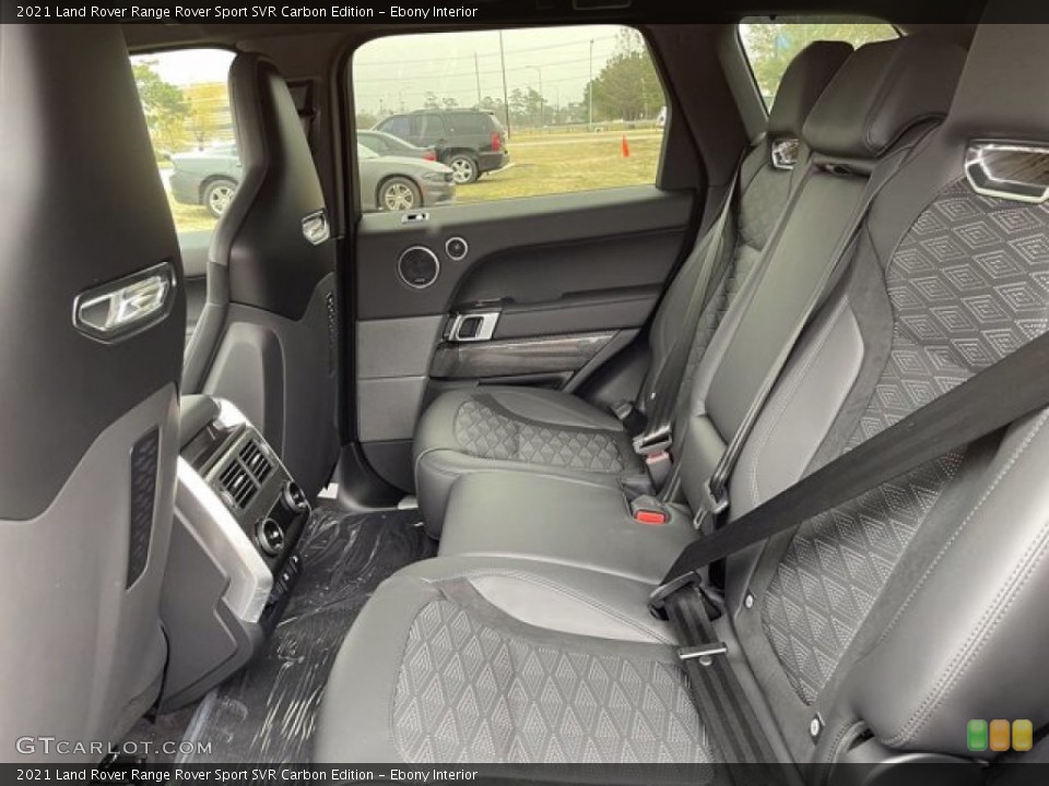 Ebony Interior Rear Seat for the 2021 Land Rover Range Rover Sport SVR Carbon Edition #140899621