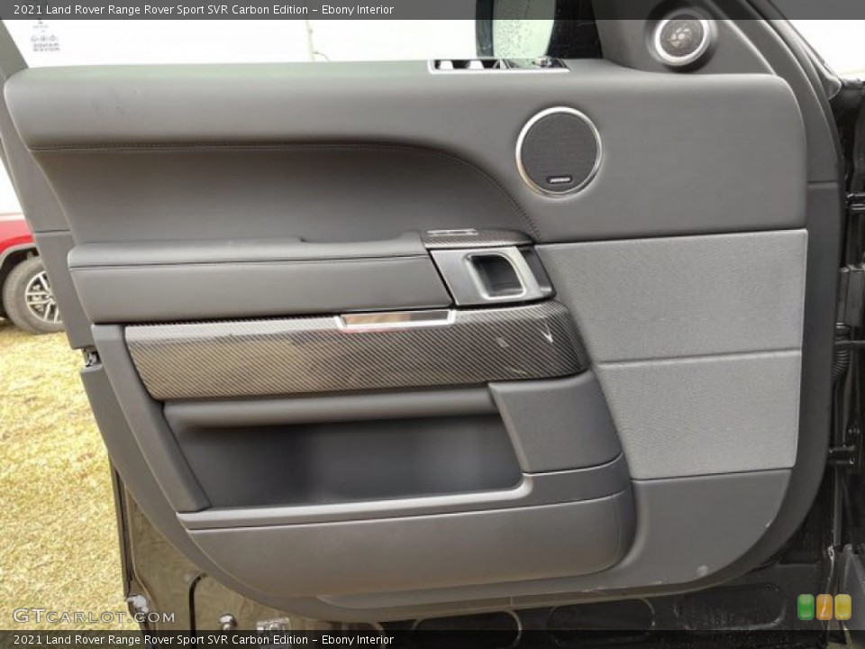 Ebony Interior Door Panel for the 2021 Land Rover Range Rover Sport SVR Carbon Edition #140899753