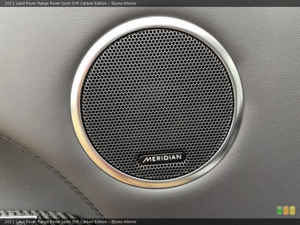 Ebony Interior Audio System for the 2021 Land Rover Range Rover Sport SVR Carbon Edition #140899777