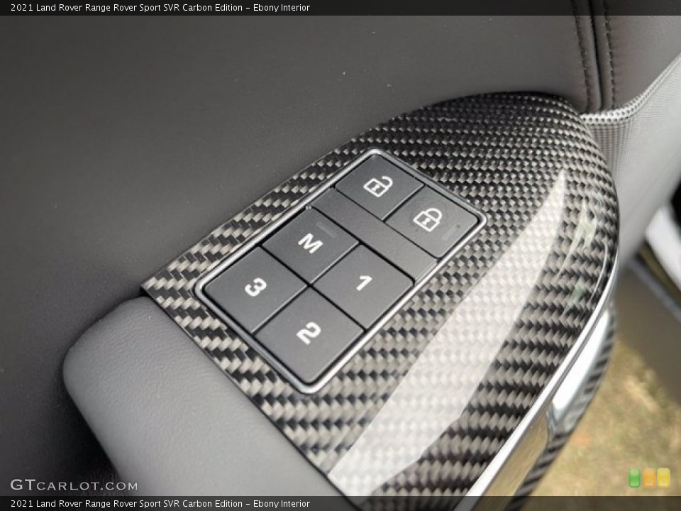 Ebony Interior Controls for the 2021 Land Rover Range Rover Sport SVR Carbon Edition #140899795