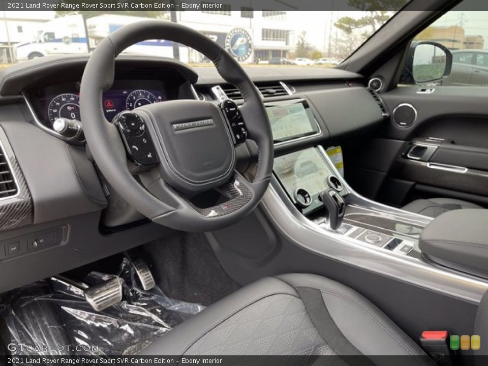 Ebony Interior Photo for the 2021 Land Rover Range Rover Sport SVR Carbon Edition #140899837