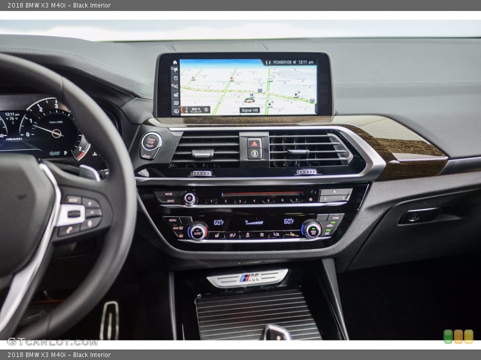 Black Interior Controls for the 2018 BMW X3 M40i #140900062
