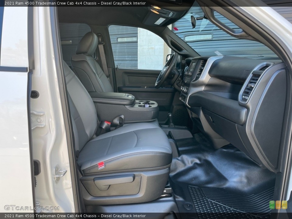 Diesel Gray/Black Interior Front Seat for the 2021 Ram 4500 Tradesman Crew Cab 4x4 Chassis #140900617