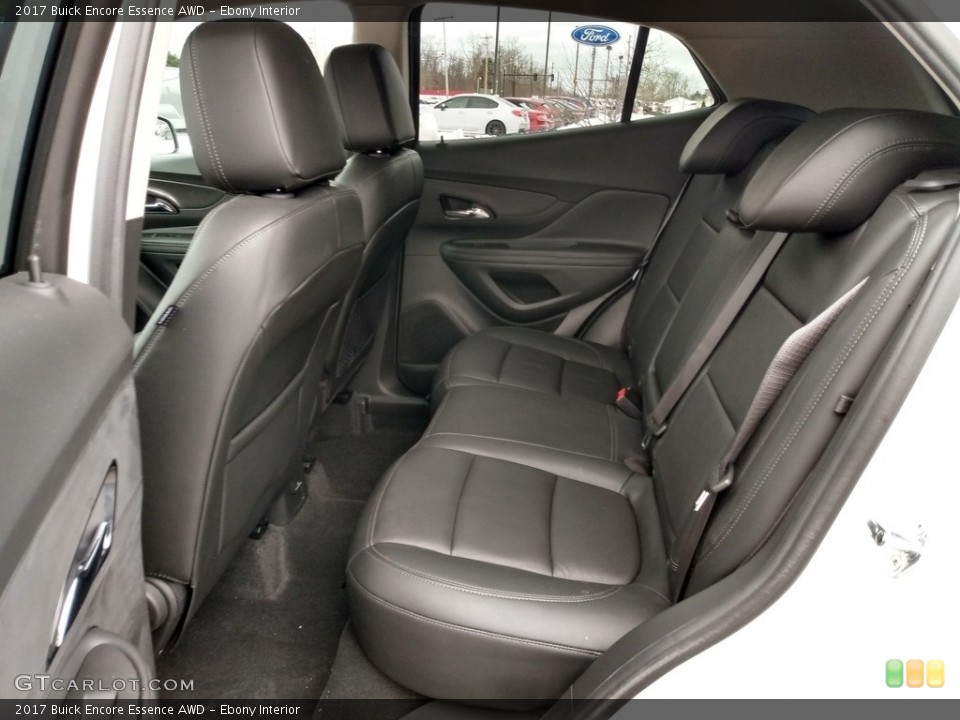 Ebony Interior Rear Seat for the 2017 Buick Encore Essence AWD #140903715