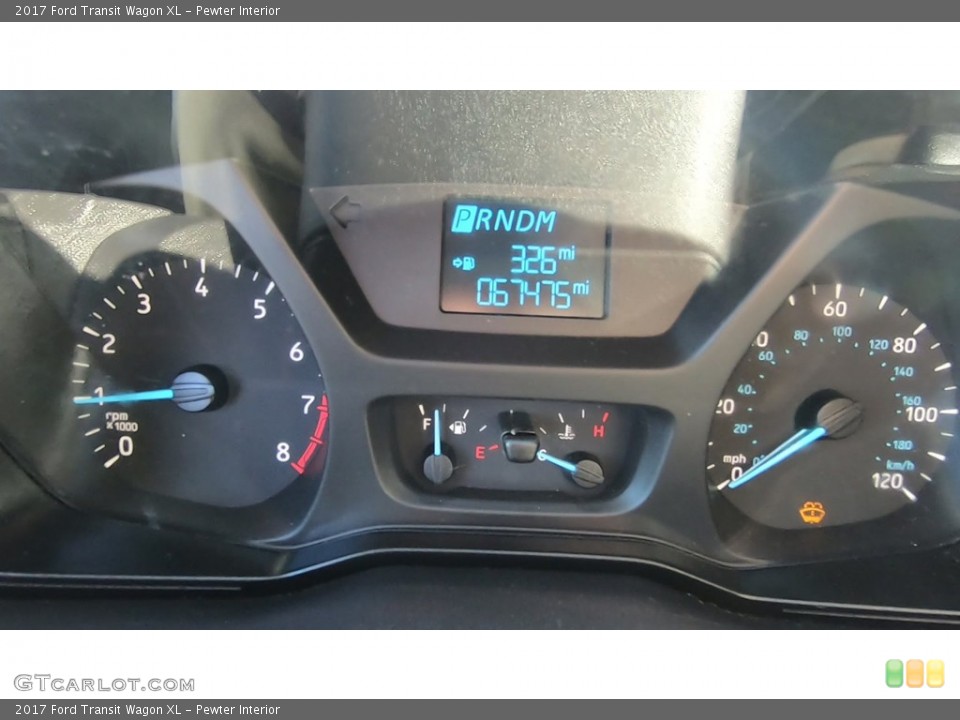 Pewter Interior Gauges for the 2017 Ford Transit Wagon XL #140903850