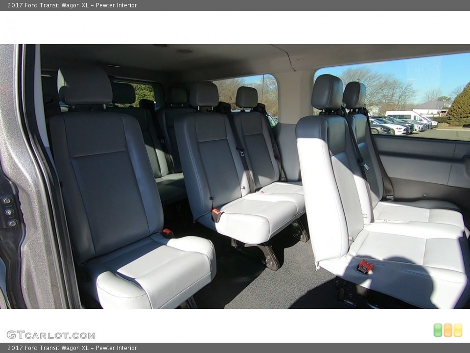 Pewter Interior Rear Seat for the 2017 Ford Transit Wagon XL #140903991