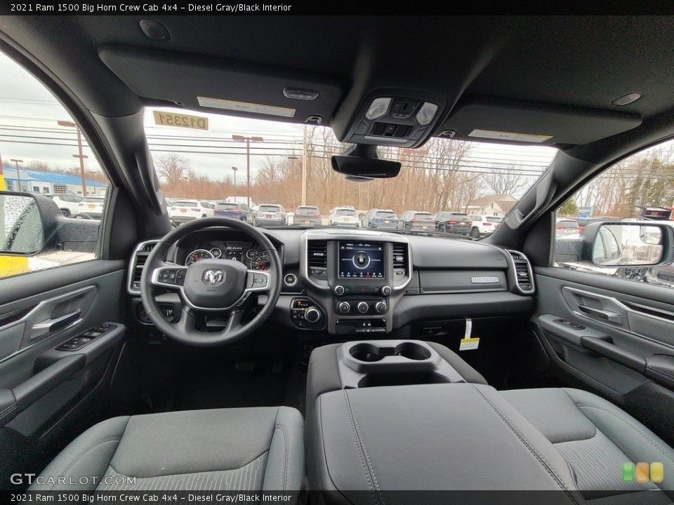 Diesel Gray/Black Interior Dashboard for the 2021 Ram 1500 Big Horn Crew Cab 4x4 #140904630