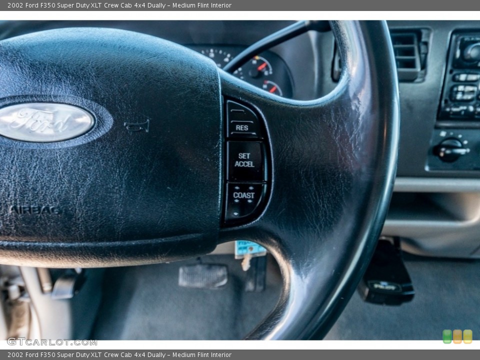 Medium Flint Interior Steering Wheel for the 2002 Ford F350 Super Duty XLT Crew Cab 4x4 Dually #140907173