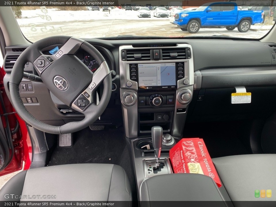 Black/Graphite Interior Dashboard for the 2021 Toyota 4Runner SR5 Premium 4x4 #140908388