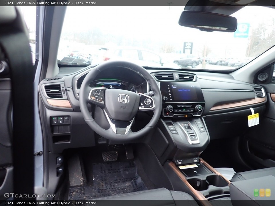 Black Interior Photo for the 2021 Honda CR-V Touring AWD Hybrid #140910173
