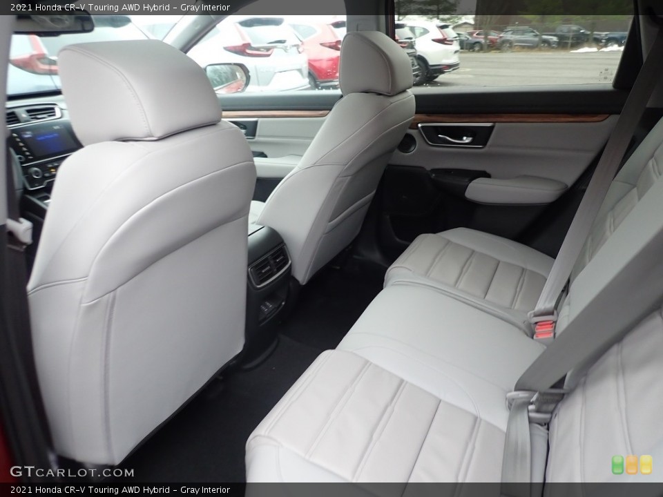 Gray Interior Rear Seat for the 2021 Honda CR-V Touring AWD Hybrid #140910851