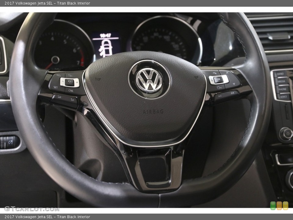 Titan Black Interior Steering Wheel for the 2017 Volkswagen Jetta SEL #140911271