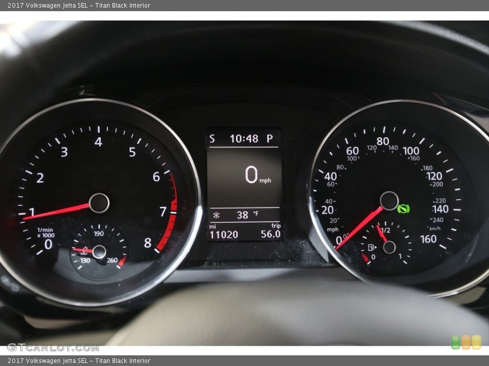 Titan Black Interior Gauges for the 2017 Volkswagen Jetta SEL #140911295