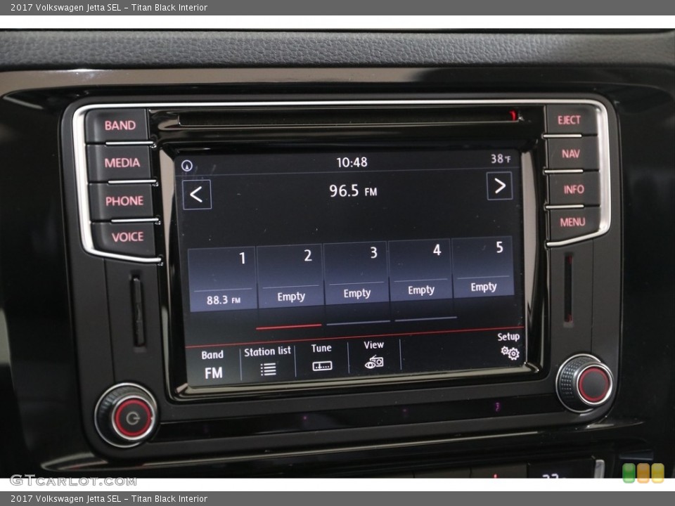 Titan Black Interior Audio System for the 2017 Volkswagen Jetta SEL #140911358