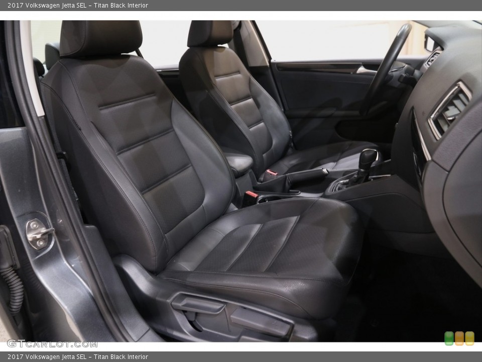 Titan Black Interior Front Seat for the 2017 Volkswagen Jetta SEL #140911418