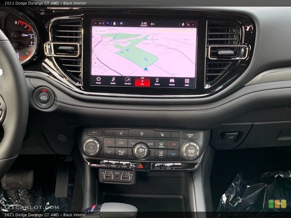 Black Interior Navigation for the 2021 Dodge Durango GT AWD #140913743