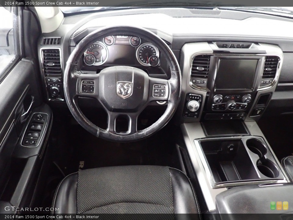 Black Interior Dashboard for the 2014 Ram 1500 Sport Crew Cab 4x4 #140914496