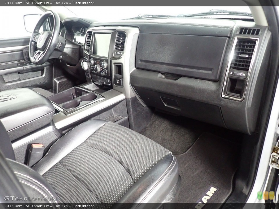 Black Interior Dashboard for the 2014 Ram 1500 Sport Crew Cab 4x4 #140914616