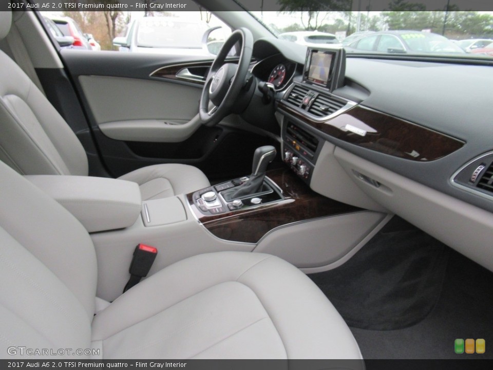 Flint Gray Interior Front Seat for the 2017 Audi A6 2.0 TFSI Premium quattro #140915414