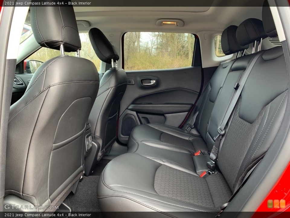 Black Interior Rear Seat for the 2021 Jeep Compass Latitude 4x4 #140915450
