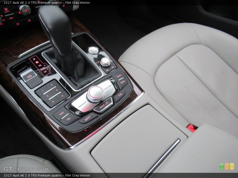 Flint Gray Interior Controls for the 2017 Audi A6 2.0 TFSI Premium quattro #140915585