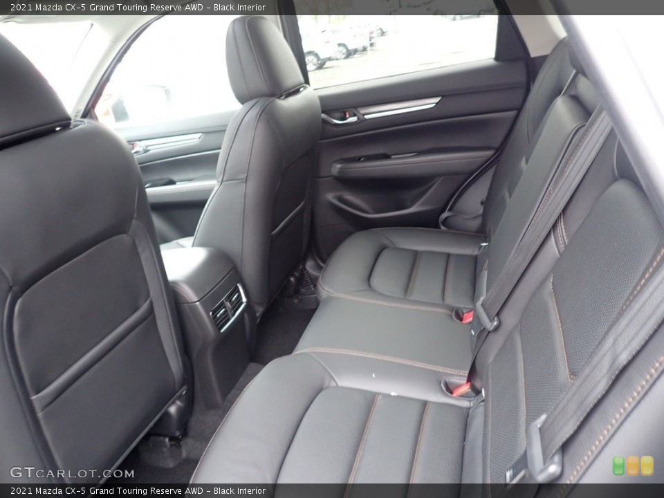 Black Interior Rear Seat for the 2021 Mazda CX-5 Grand Touring Reserve AWD #140916263